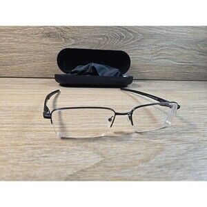 Oakley Gauge 5.1 OX5125-0154 Black Half Rim Rectangular Eyeglasses Frames Only